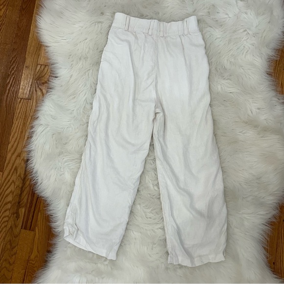 Abercrombie Linen Cropped Trousers XS short - Picture 4 of 8